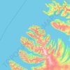 Ísafjarðarbær topographic map, elevation, terrain