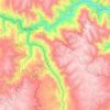 Acoria topographic map, elevation, terrain