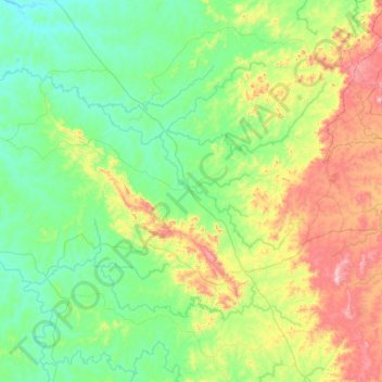 Faina topographic map, elevation, terrain