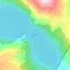 Orvatnet topographic map, elevation, terrain