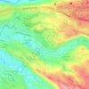 Andalucia topographic map, elevation, terrain