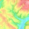 Bernieulles topographic map, elevation, terrain