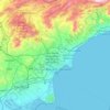 l'Alacantí topographic map, elevation, terrain