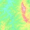 Baldim topographic map, elevation, terrain