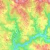 Les Billanges topographic map, elevation, terrain