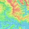Sydney topographic map, elevation, terrain