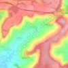 Échannay topographic map, elevation, terrain