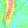 Vellisca topographic map, elevation, terrain