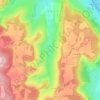 Blancey topographic map, elevation, terrain