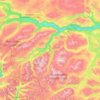 Lom topographic map, elevation, terrain