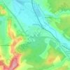 Vincey topographic map, elevation, terrain