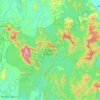 Taman Negara topographic map, elevation, terrain