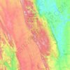 Mucugê topographic map, elevation, terrain