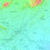 Madurai North topographic map, elevation, terrain