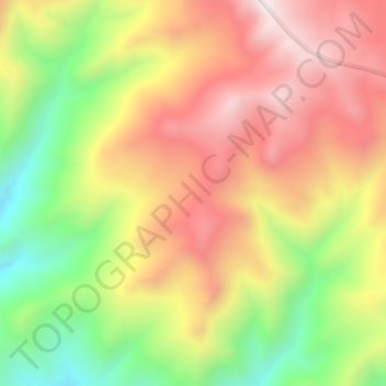 Provincia de Tarata topographic map, elevation, terrain
