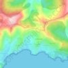 Rayol-Canadel-sur-Mer topographic map, elevation, terrain