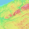 Réserve faunique de Matane topographic map, elevation, terrain