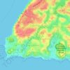 Barra topographic map, elevation, terrain