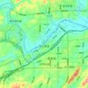 Loudi City topographic map, elevation, terrain
