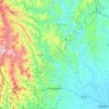 Talaingod topographic map, elevation, terrain