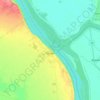 Surduk topographic map, elevation, terrain