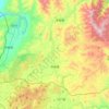 禾甸镇 topographic map, elevation, terrain