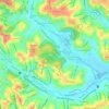 Dois Unidos topographic map, elevation, terrain