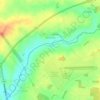 Whitfield topographic map, elevation, terrain