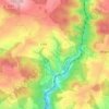 Hodkov topographic map, elevation, terrain