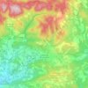 La Bastide-des-Jourdans topographic map, elevation, terrain