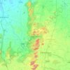 Nandi Hills State Forest topographic map, elevation, terrain