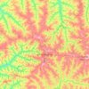 Umuarama topographic map, elevation, terrain