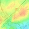 Tilloy-lez-Cambrai topographic map, elevation, terrain