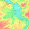 Ainay-le-Vieil topographic map, elevation, terrain