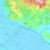 Sezze topographic map, elevation, terrain