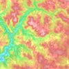 Villefranche-du-Périgord topographic map, elevation, terrain