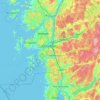 Göteborgs Stad topographic map, elevation, terrain