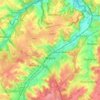 Waver topographic map, elevation, terrain
