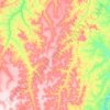 Matutina topographic map, elevation, terrain