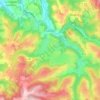 Lanteuil topographic map, elevation, terrain
