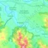 Saint-Gladie-Arrive-Munein topographic map, elevation, terrain