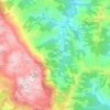 Riosa topographic map, elevation, terrain