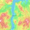 Мурманск topographic map, elevation, terrain