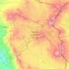 Parque Nacional Lauca topographic map, elevation, terrain