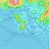Kwai Tsing District topographic map, elevation, terrain