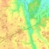 Klein Henstedt topographic map, elevation, terrain