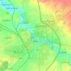 Hama topographic map, elevation, terrain