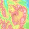 Taman Nasional Lore Lindu topographic map, elevation, terrain
