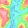 Bray-et-Lû topographic map, elevation, terrain