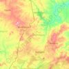 Bono Region topographic map, elevation, terrain